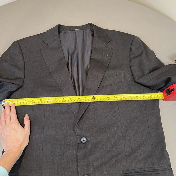 Ermenegildo Zegna Multiseason Blazer 42R (52) Italy Sport Coat Wool Gray READ - Picture 7 of 15